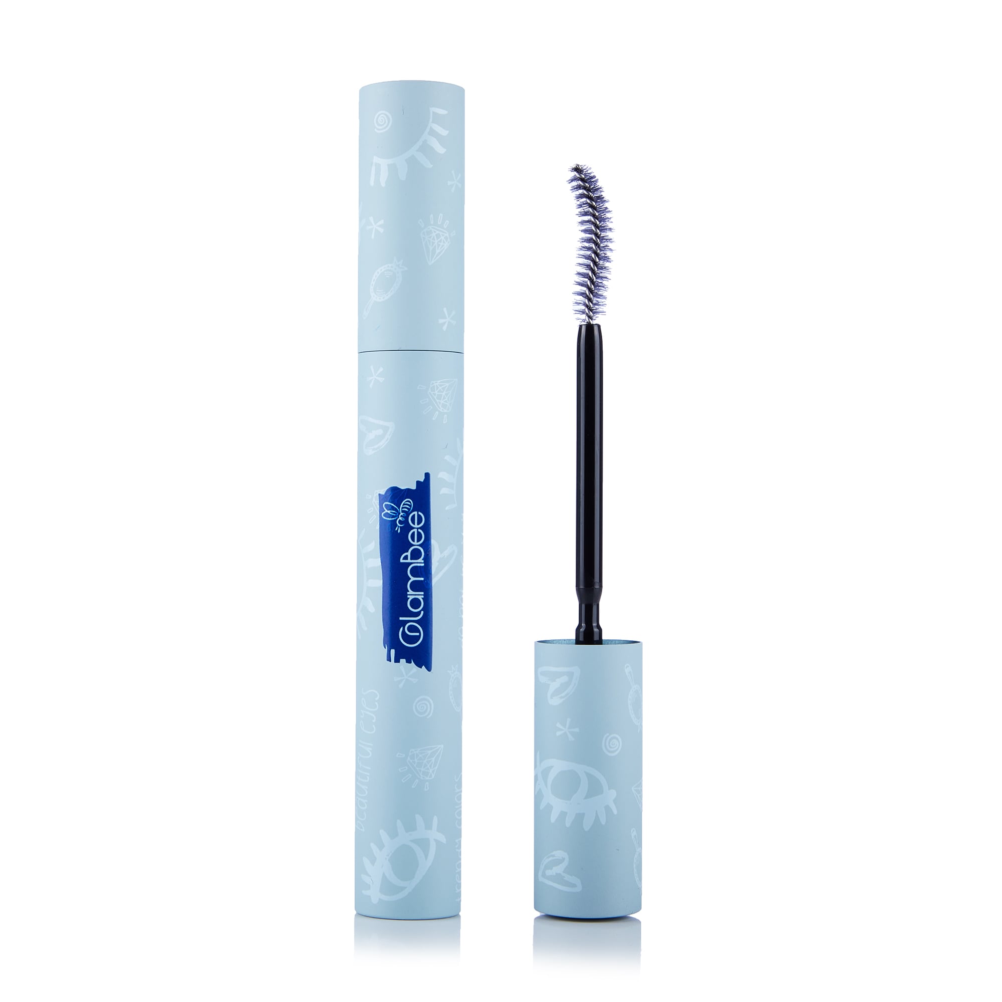 Туш для вій GlamBee Volume and Length Об'єм та подовження, чорна, 10 г